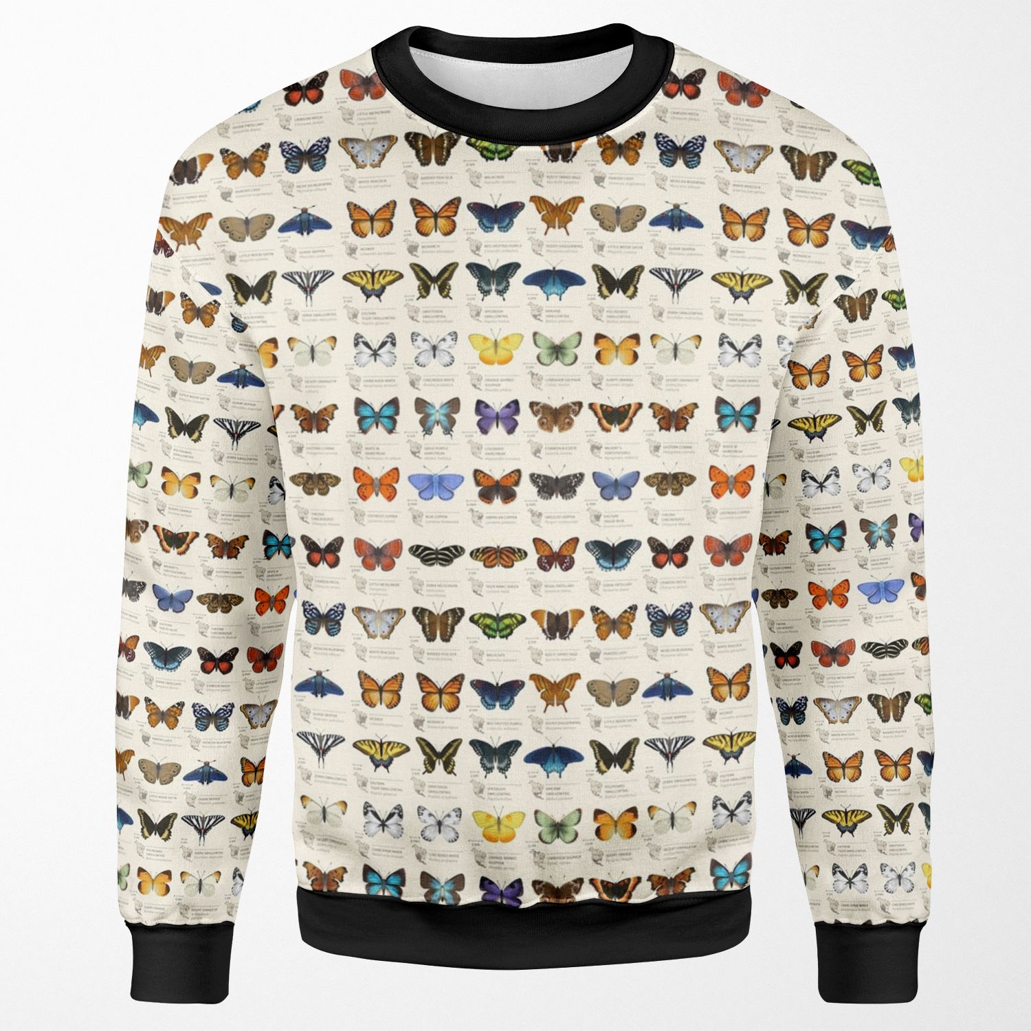 Butterflies Of North America All-over-print Unisex Sweatshirt