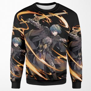 Byleth Male Sword Attack All-over-print Unisex Sweatshirt