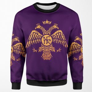 Byzantine Eagle Symbol Flag All-over-print Unisex Sweatshirt