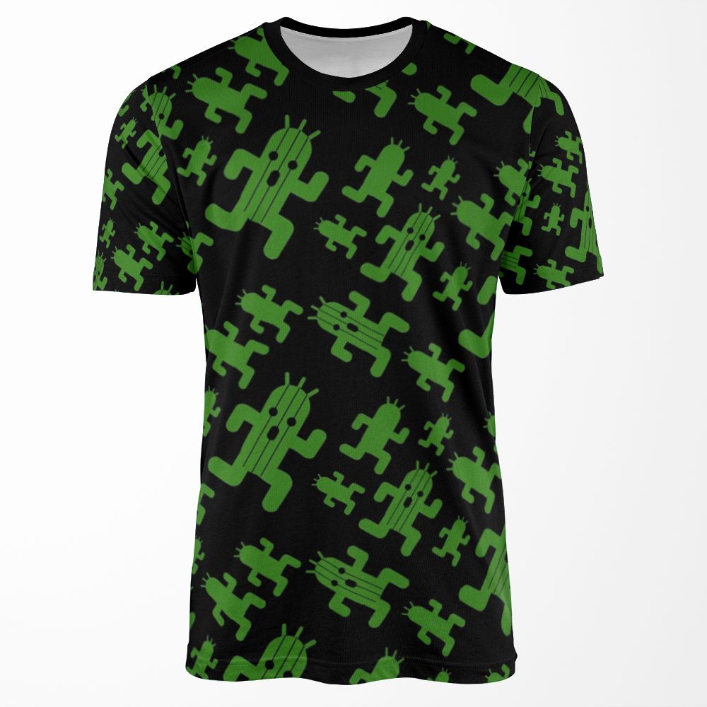 Cactuar Print All-over-print T-shirt