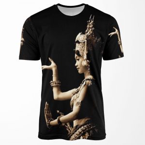Cambodian Dancer Aspara Khmer 02 All-over-print T-shirt