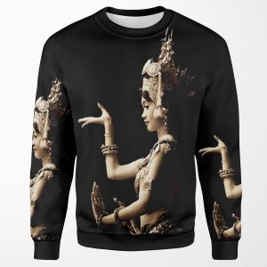 Cambodian Dancer Aspara Khmer 02 All-over-print Unisex Sweatshirt