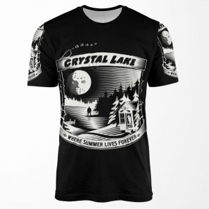Camp Crystal Lake Where Summer Lives Forever All-over-print T-shirt