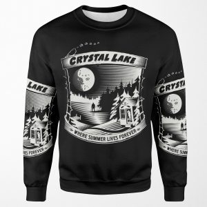 Camp Crystal Lake Where Summer Lives Forever All-over-print Unisex Sweatshirt