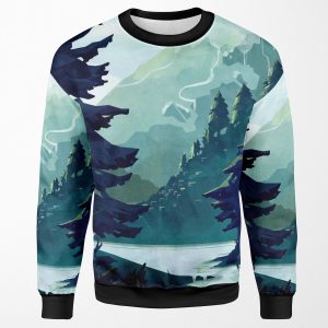 Canadian Mountain All-over-print Unisex Sweatshirt