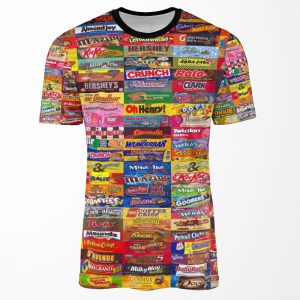 Candy Wrappers All-over-print T-shirt