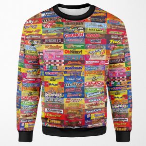 Candy Wrappers All-over-print Unisex Sweatshirt