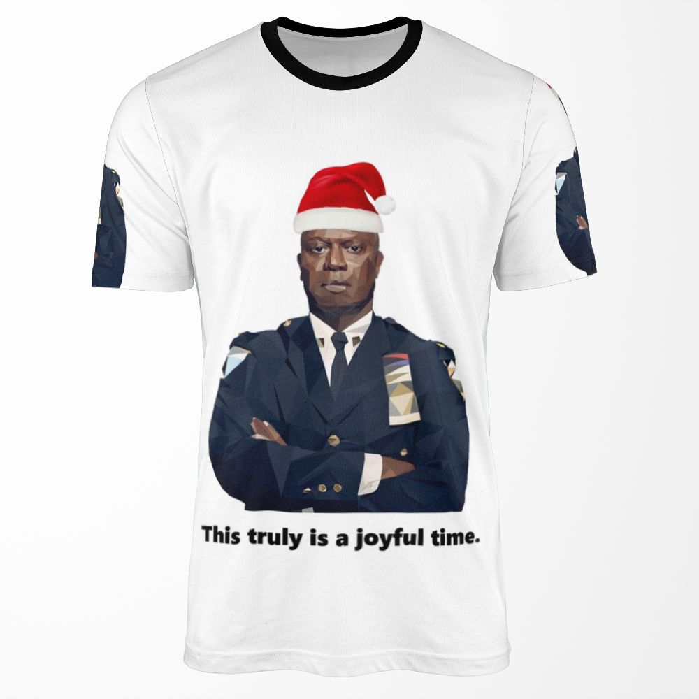Capt Holt Is Having A Joyful Holiday Season All-over-print T-shirt