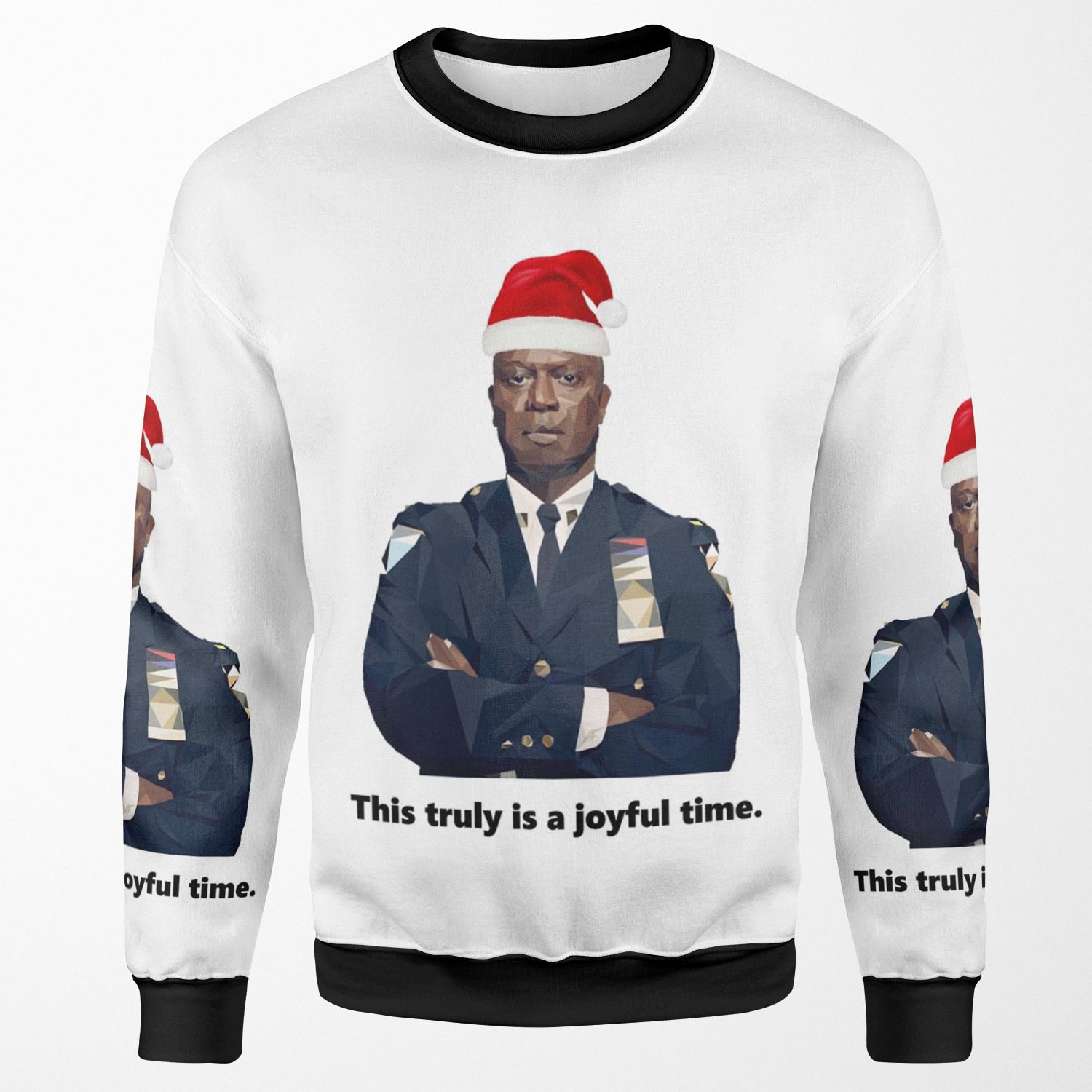 Capt Holt Is Having A Joyful Holiday Season All-over-print Unisex Sweatshirt