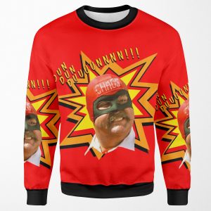Captain Chaos In Honor Of The Greatest Superhero Ever All-over-print Unisex Sweatshirt