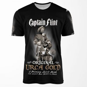 Captain Flint Rum All-over-print T-shirt