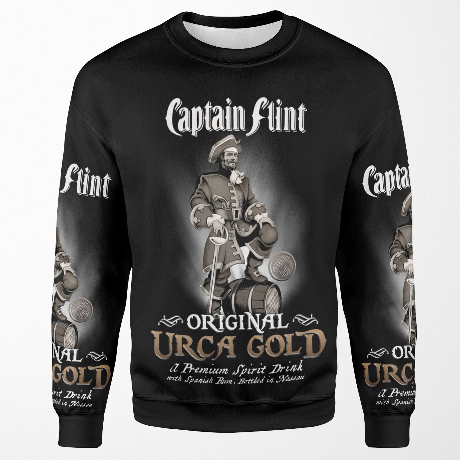 Captain Flint Rum All-over-print Unisex Sweatshirt