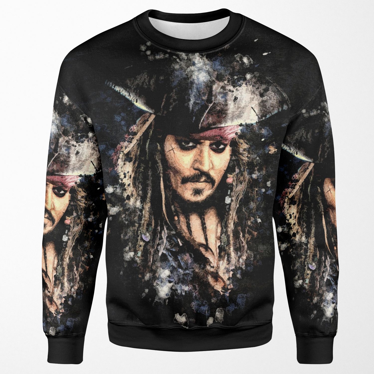 Captain Jack Sparrow All-over-print Unisex Sweatshirt