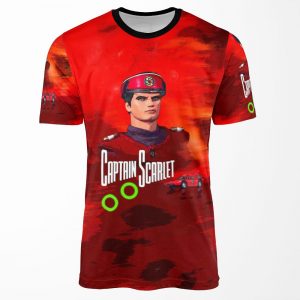 Captain Scarlet Drawing 1 All-over-print T-shirt