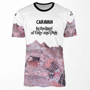 Caravan In The Land Of Grey And Pink All-over-print T-shirt
