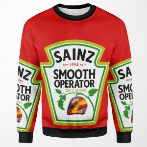 Carlos Sainz Smooth Chili Sauce All-over-print Unisex Sweatshirt