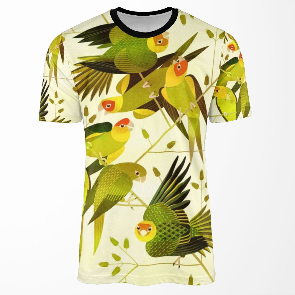 Carolina Parakeet All-over-print T-shirt
