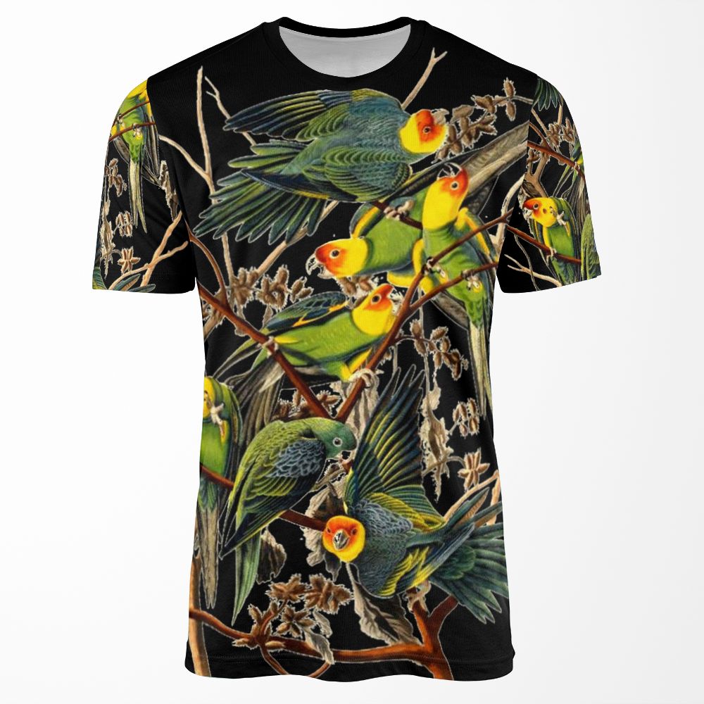 Carolina Parakeet Color Study All-over-print T-shirt