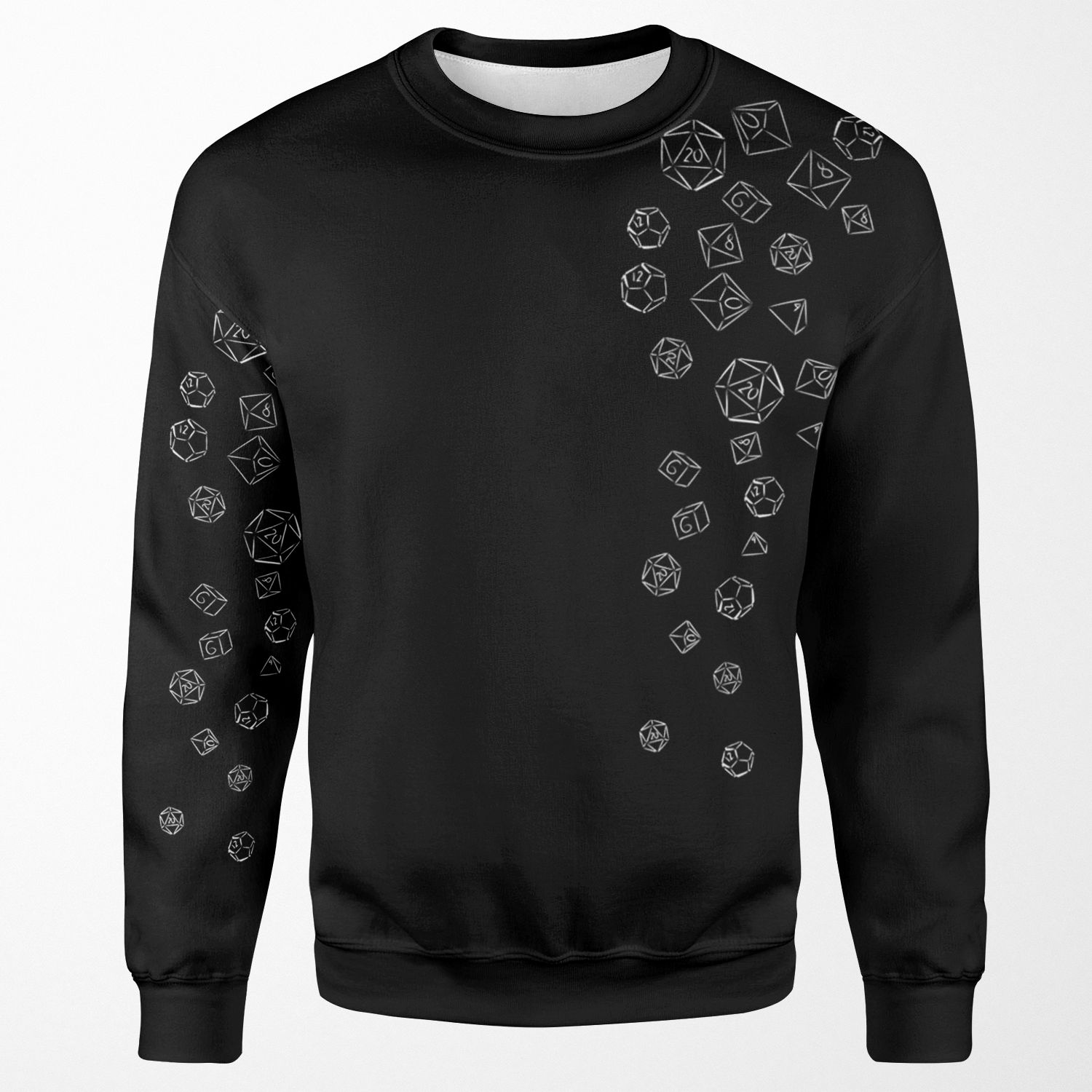 Cascading Dice All-over-print Unisex Sweatshirt