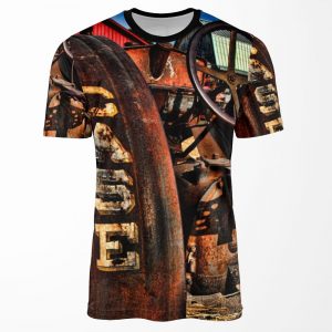 Case Antiquated Tractor All-over-print T-shirt