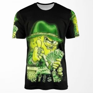 Cash Money Pimp Spongebob All-over-print T-shirt