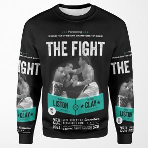 Cassius Clay Vs Sonny Liston Ali Boxing Shirt All-over-print Unisex Sweatshirt
