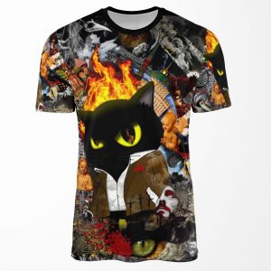 Cat Behemoth Master And Margarita All-over-print T-shirt