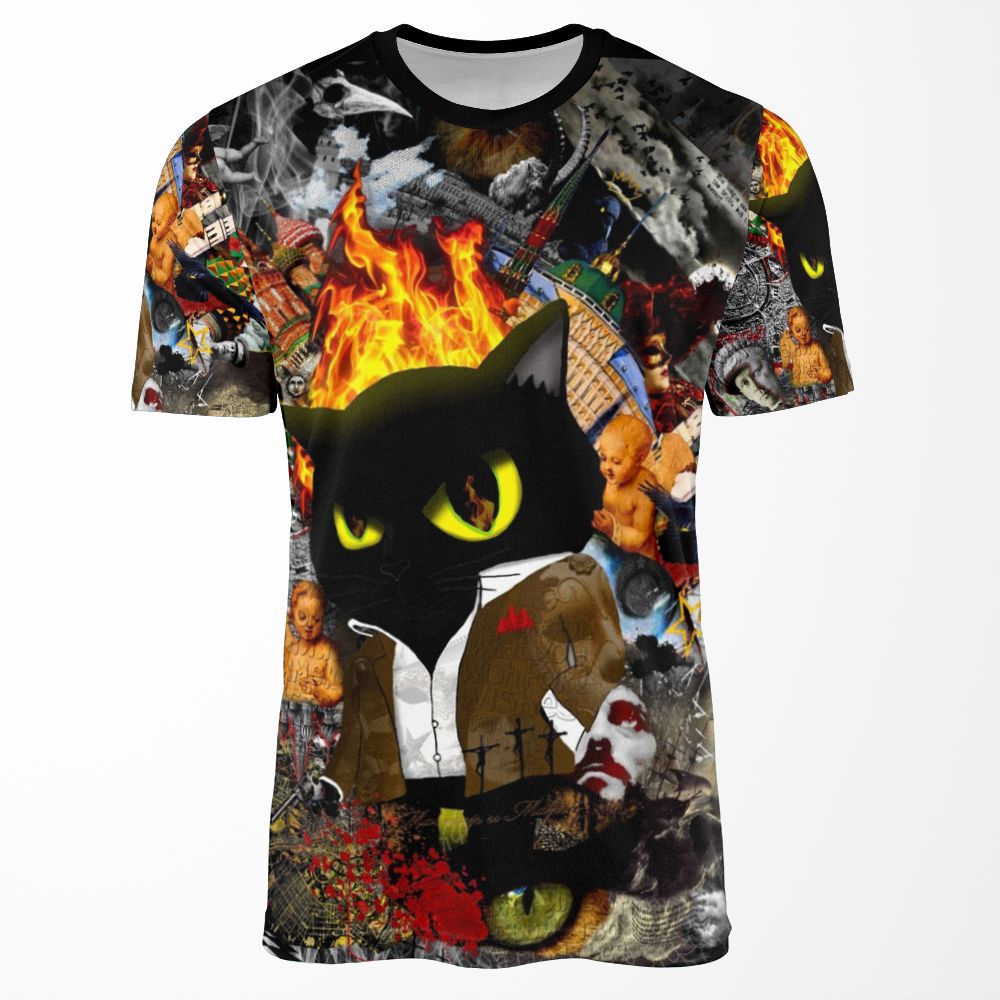 Cat Behemoth Master And Margarita All-over-print T-shirt