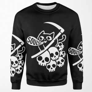 Cat Got Your Soul Ii All-over-print Unisex Sweatshirt