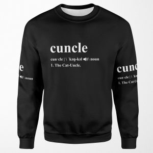 Cat Uncle Cuncle All-over-print Unisex Sweatshirt