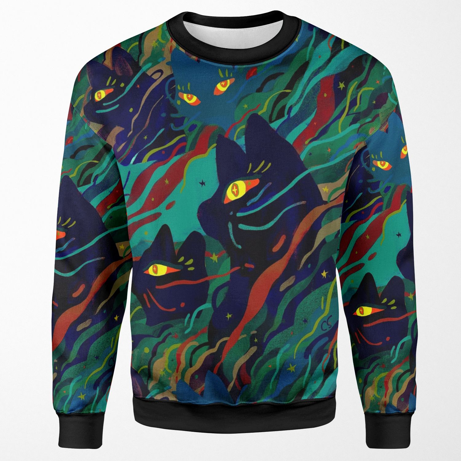 Caterwauling All-over-print Unisex Sweatshirt