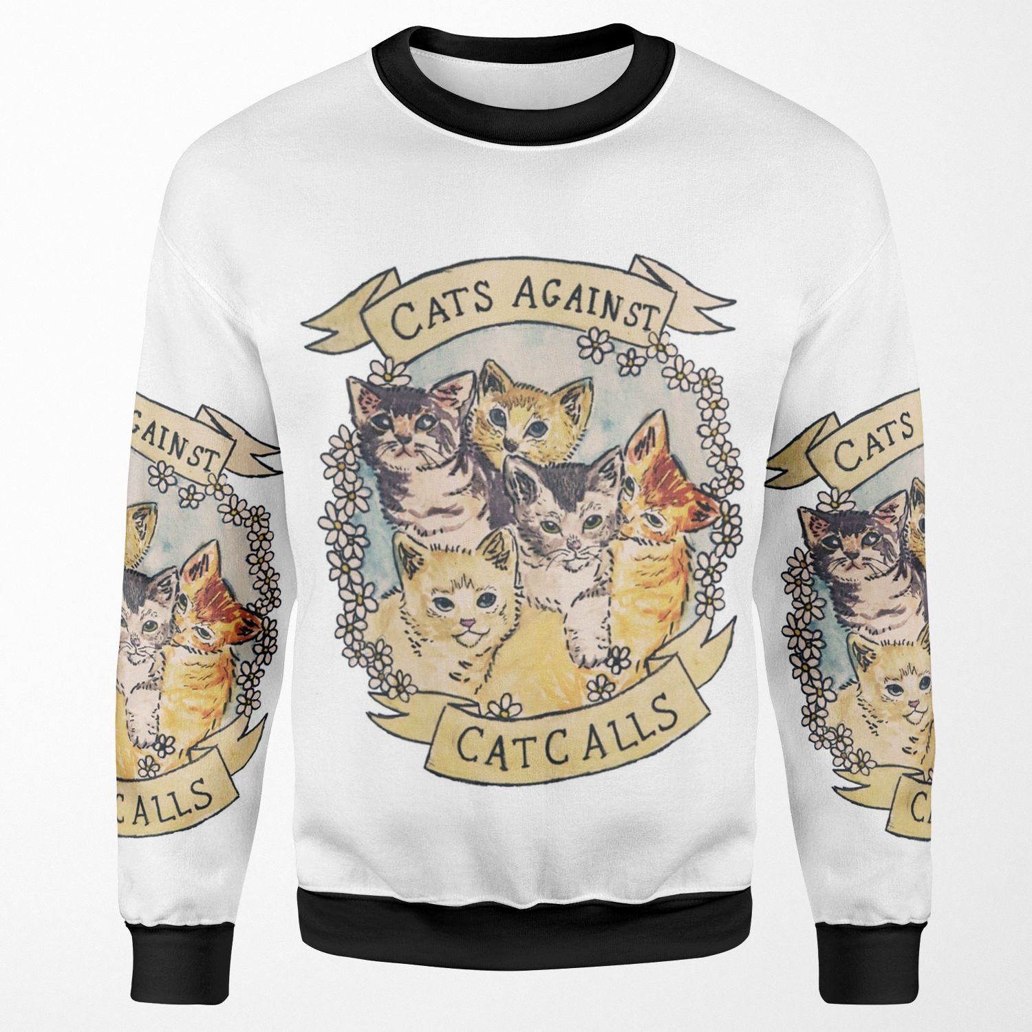Cats Against Cat Calls Original See V2 In My Shop All-over-print Unisex Sweatshirt
