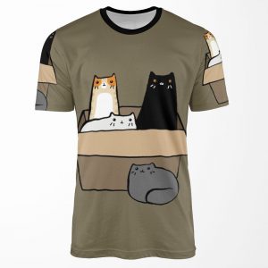 Cats In A Box All-over-print T-shirt