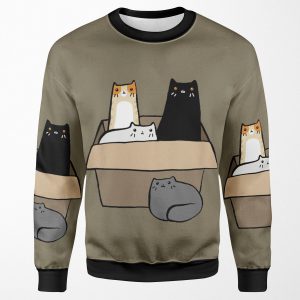 Cats In A Box All-over-print Unisex Sweatshirt