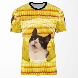 Cats Want The Corn All-over-print T-shirt