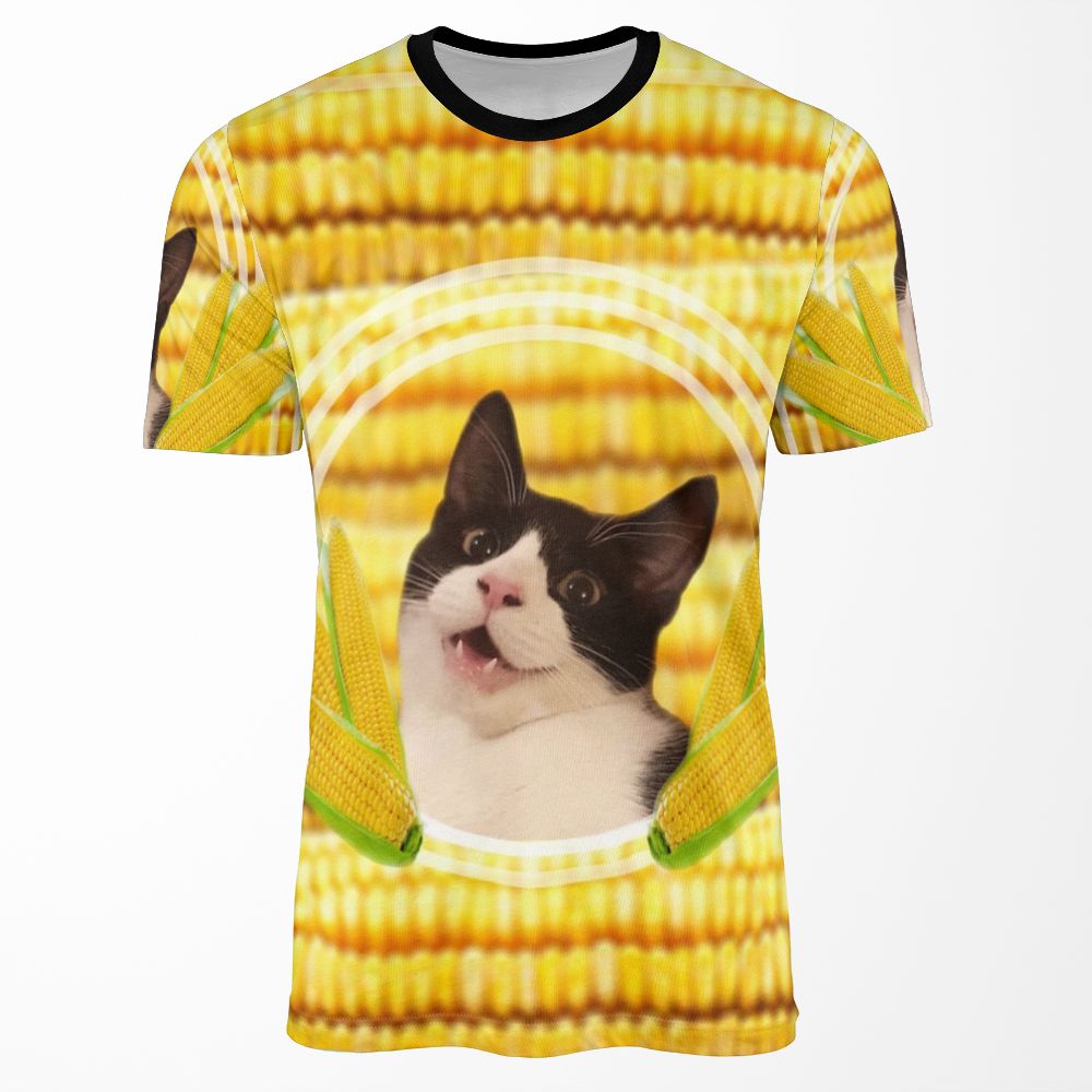 Cats Want The Corn All-over-print T-shirt