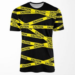 Caution Tape All-over-print T-shirt