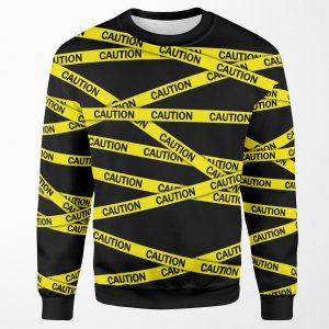 Caution Tape All-over-print Unisex Sweatshirt