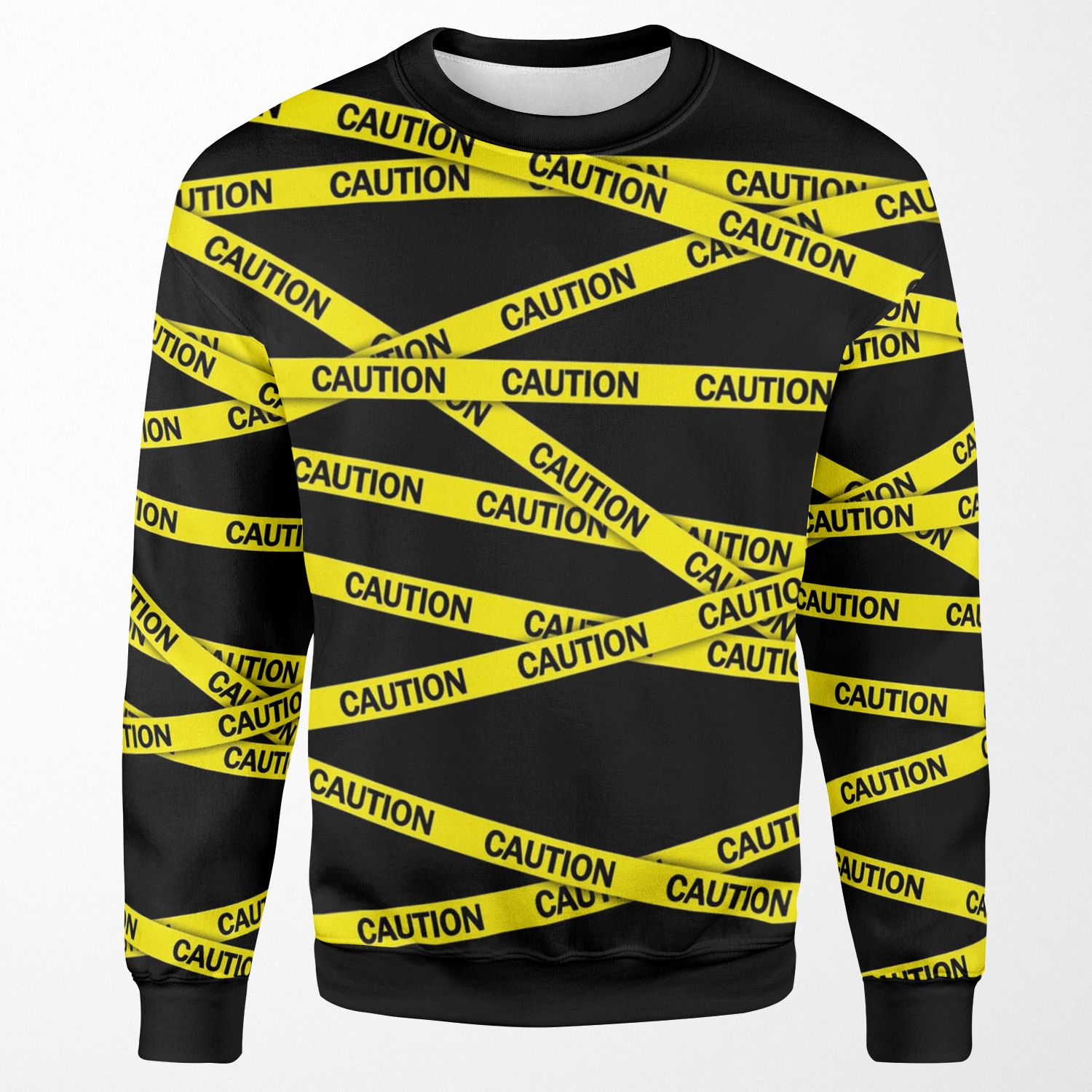 Caution Tape All-over-print Unisex Sweatshirt