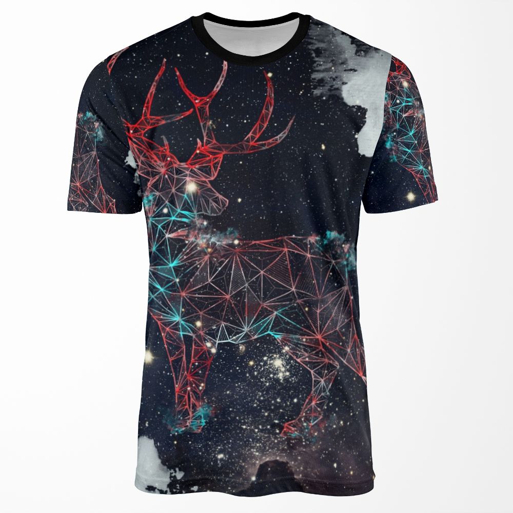 Celestial Deer All-over-print T-shirt