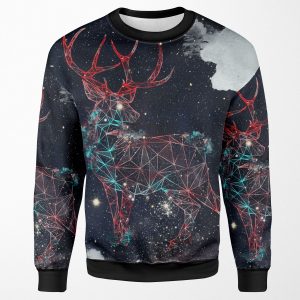 Celestial Deer All-over-print Unisex Sweatshirt
