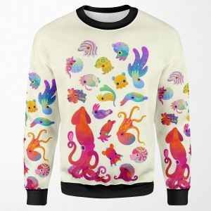 Cephalopod Pastel All-over-print Unisex Sweatshirt