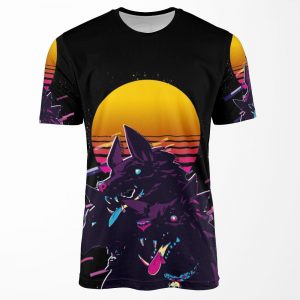 Cerberus Hades 80S Retro All-over-print T-shirt