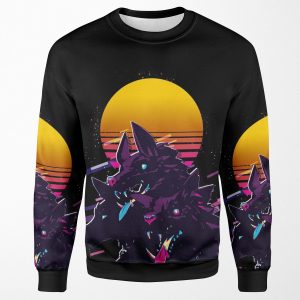 Cerberus Hades 80S Retro All-over-print Unisex Sweatshirt