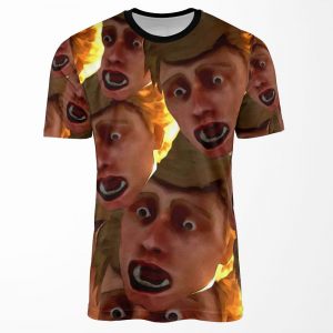 Chad Is Afraid All-over-print T-shirt
