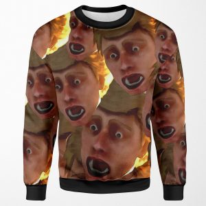 Chad Is Afraid All-over-print Unisex Sweatshirt