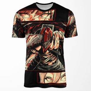 Chainsaw Devil All-over-print T-shirt