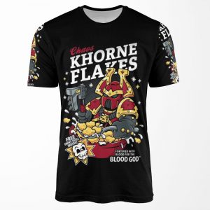 Chaos Khorne Flakes All-over-print T-shirt