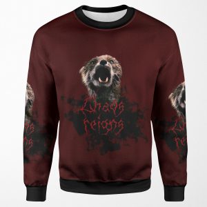 Chaos Reigns All-over-print Unisex Sweatshirt