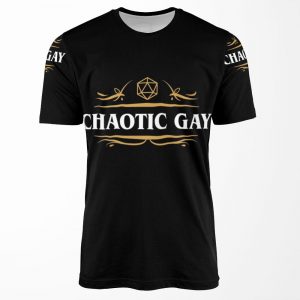 Chaotic Gay Alignment Tabletop Rpg Gaming All-over-print T-shirt